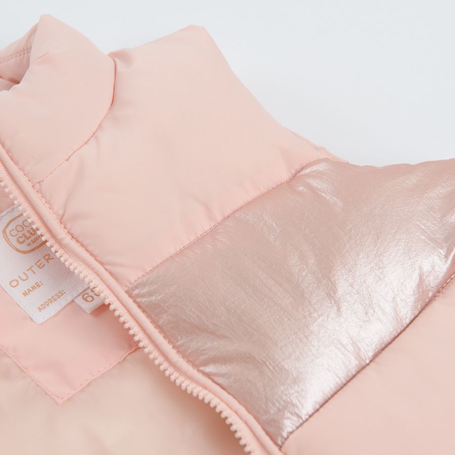 Light pink outdoor vest