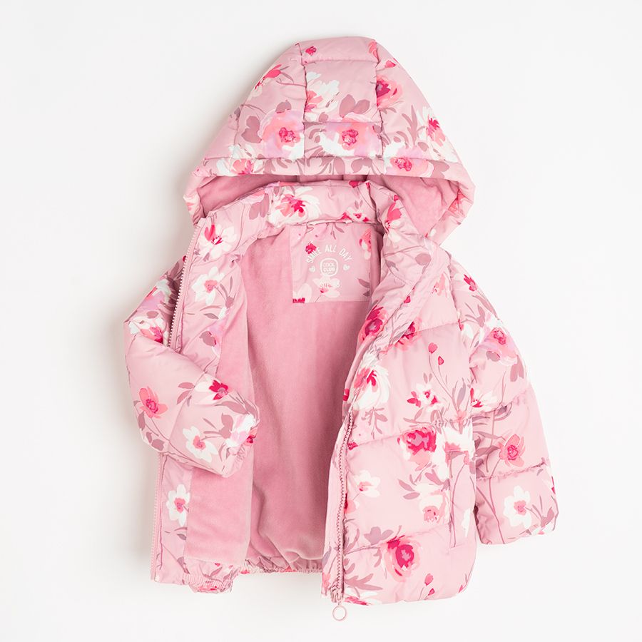Pink floral jacket