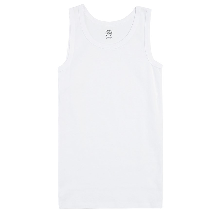 White and grey underwear vest 3-pack