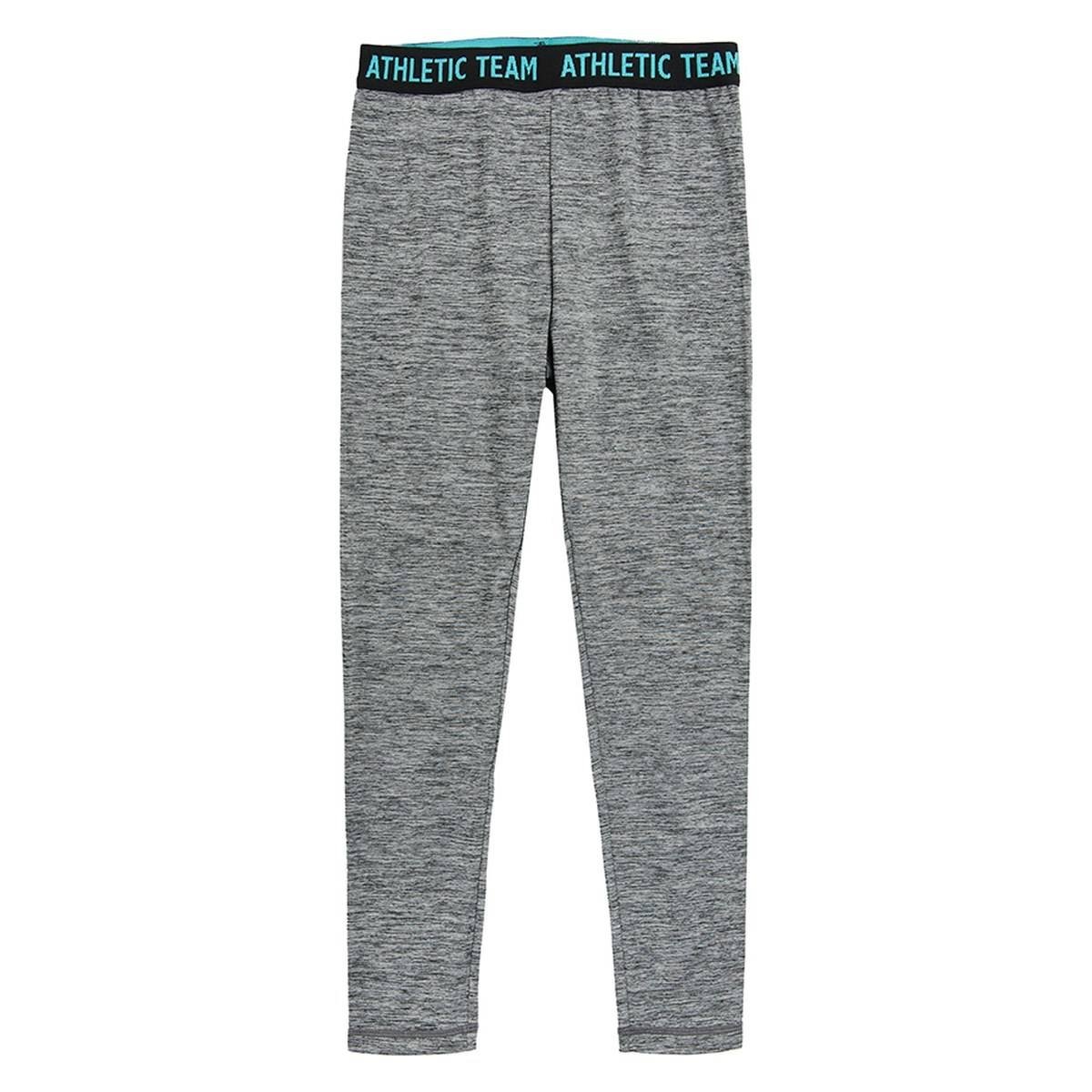 Grey melange ski thermal