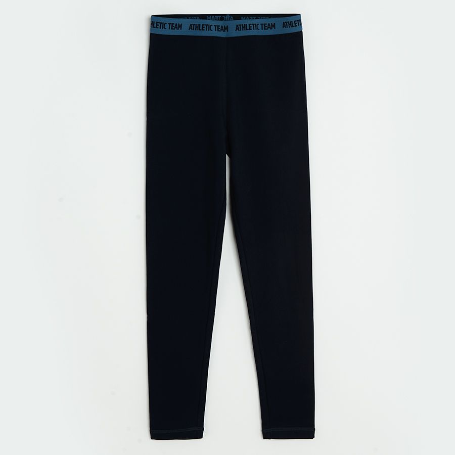 Blue ski thermal bottom