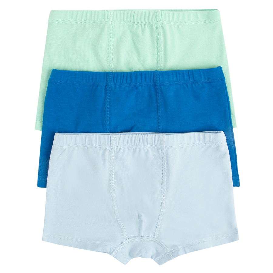 Mix blue boxer shorts- 3 pack