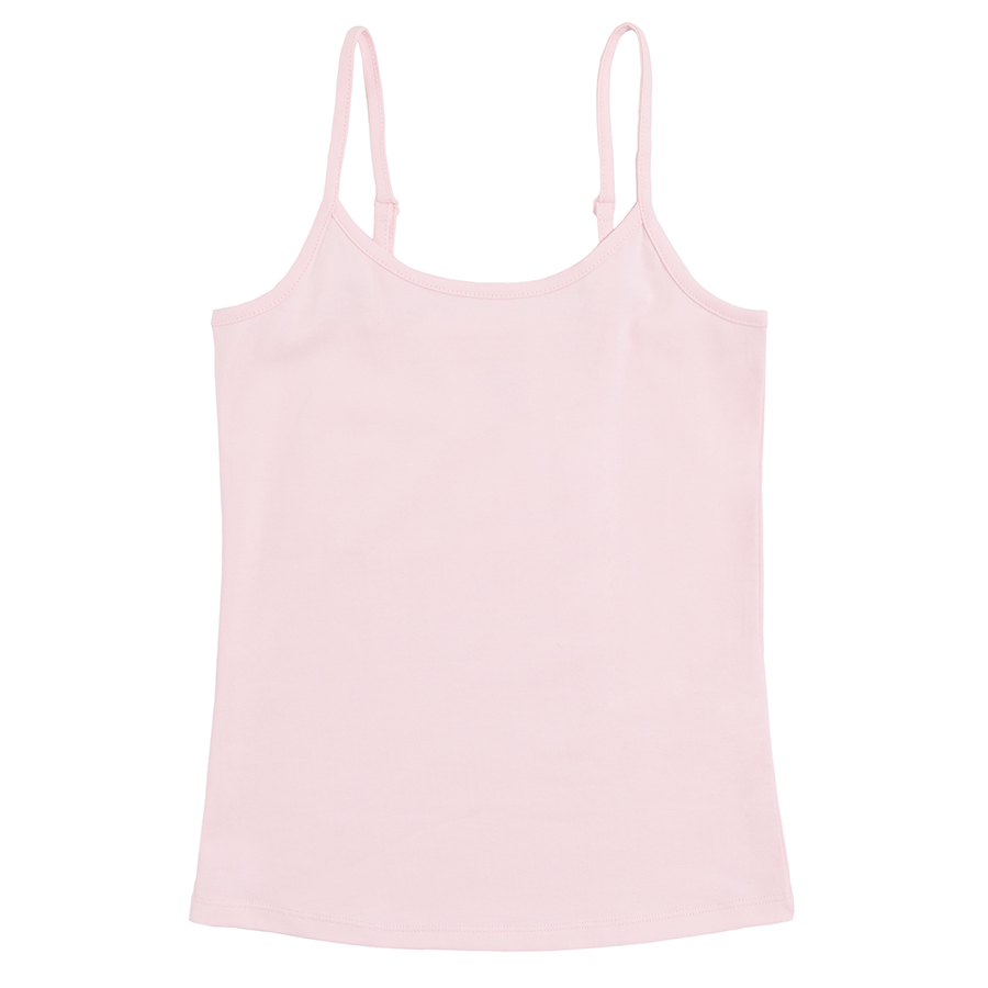 White black pink underwear vest with thin straps 3-pack