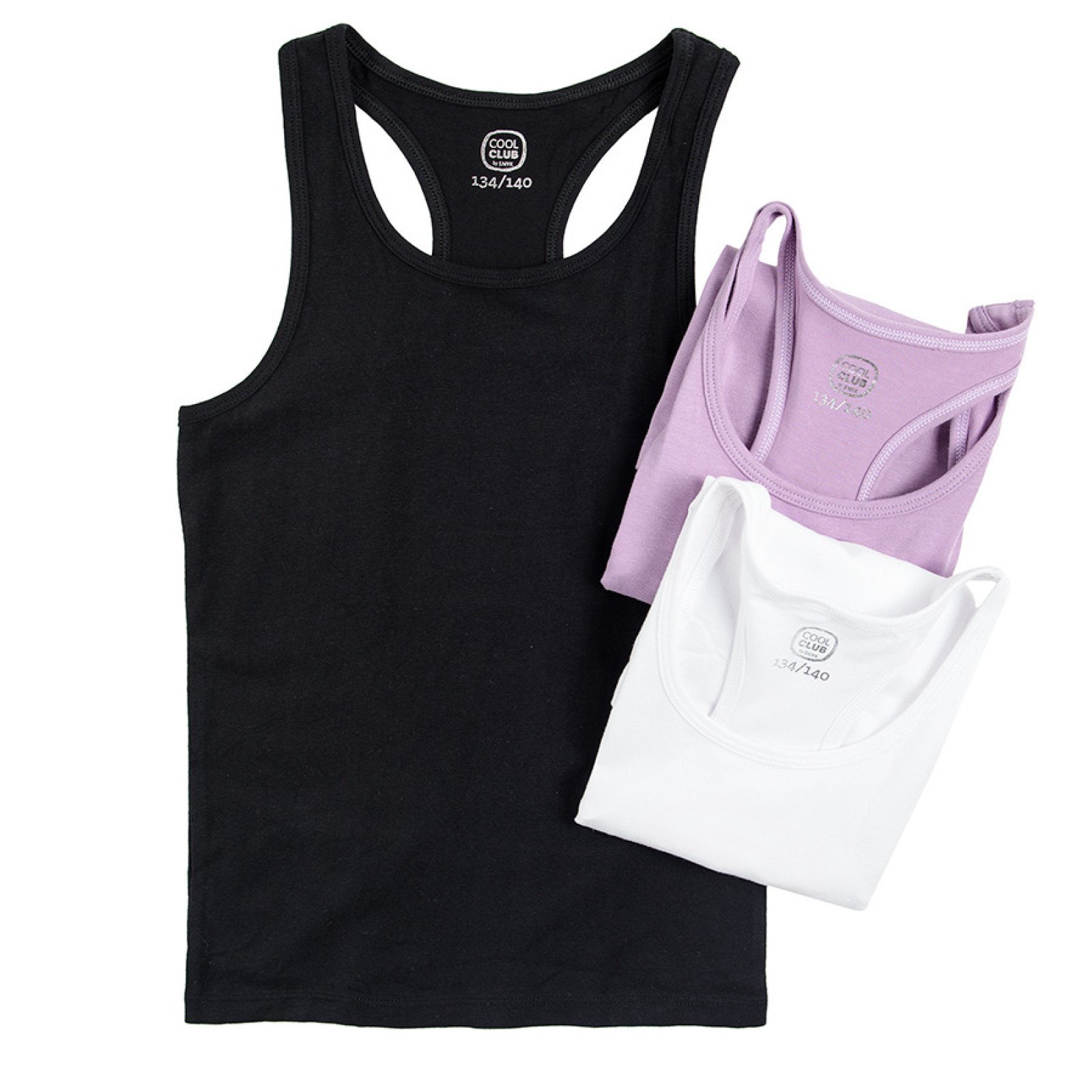 Sleeveless vest 3-pack