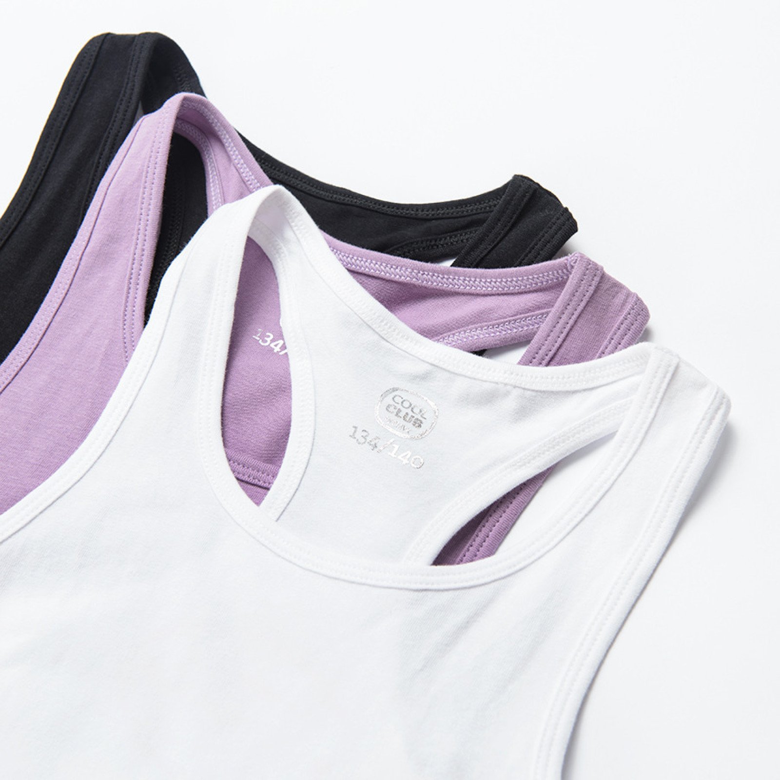 Sleeveless vest 3-pack