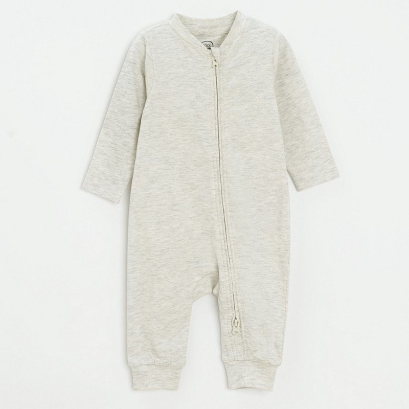 Mix color long sleeve sleepsuit 3-pack