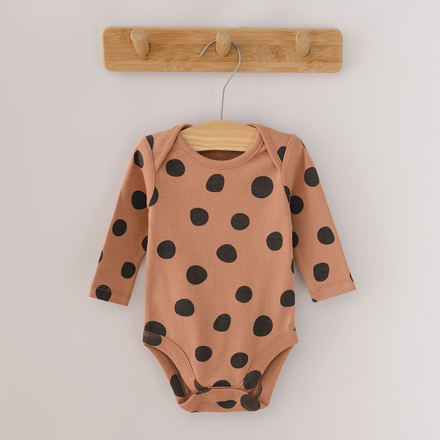 Mix color Long sleeve bodysuits 3-pack