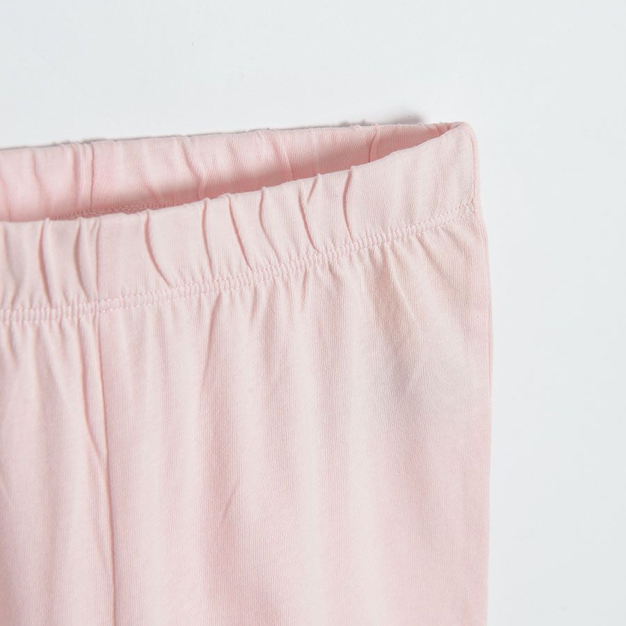Pink long sleeve pyjamas with kittens print