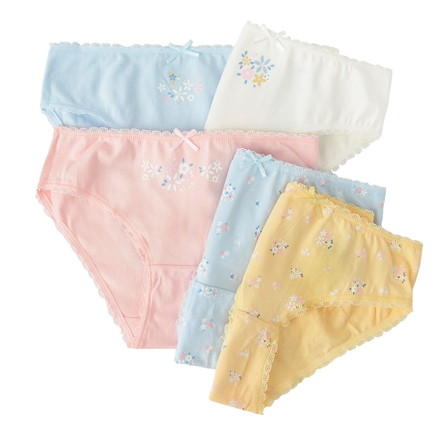 Briefs in pastel colors- 5 pack