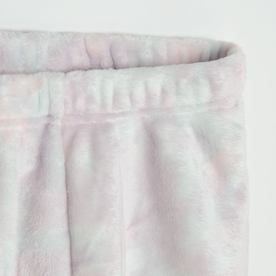 Pink tie dye unicorn long sleeve pyjamas