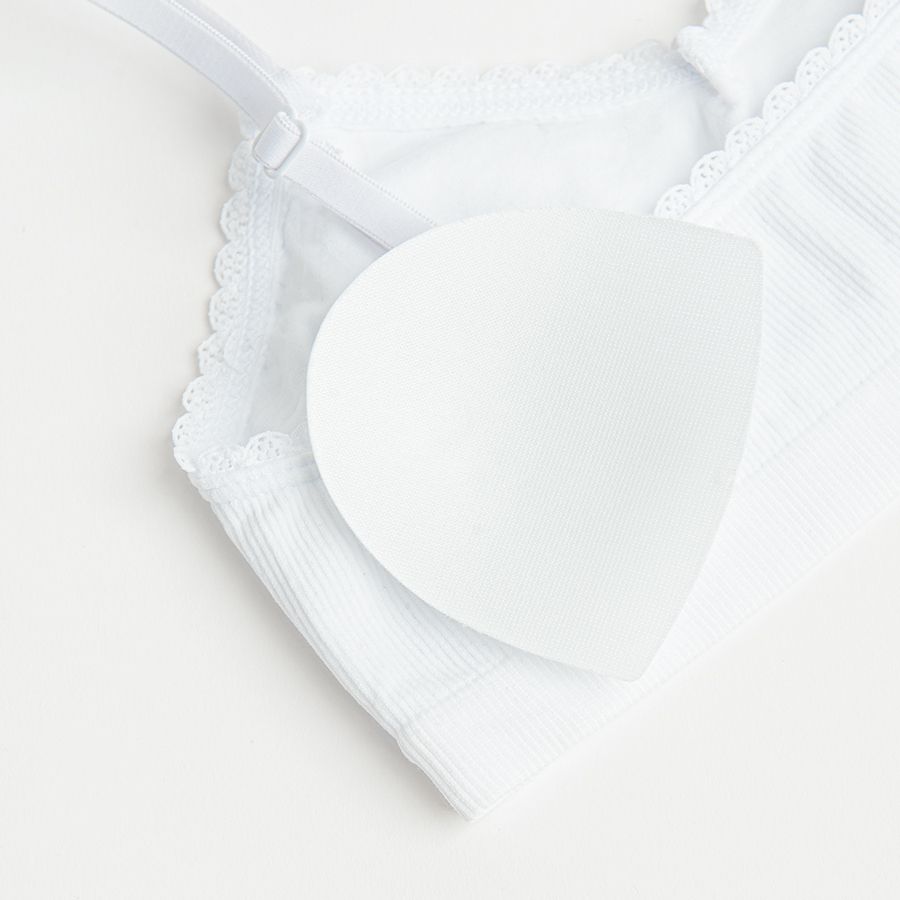 White bras