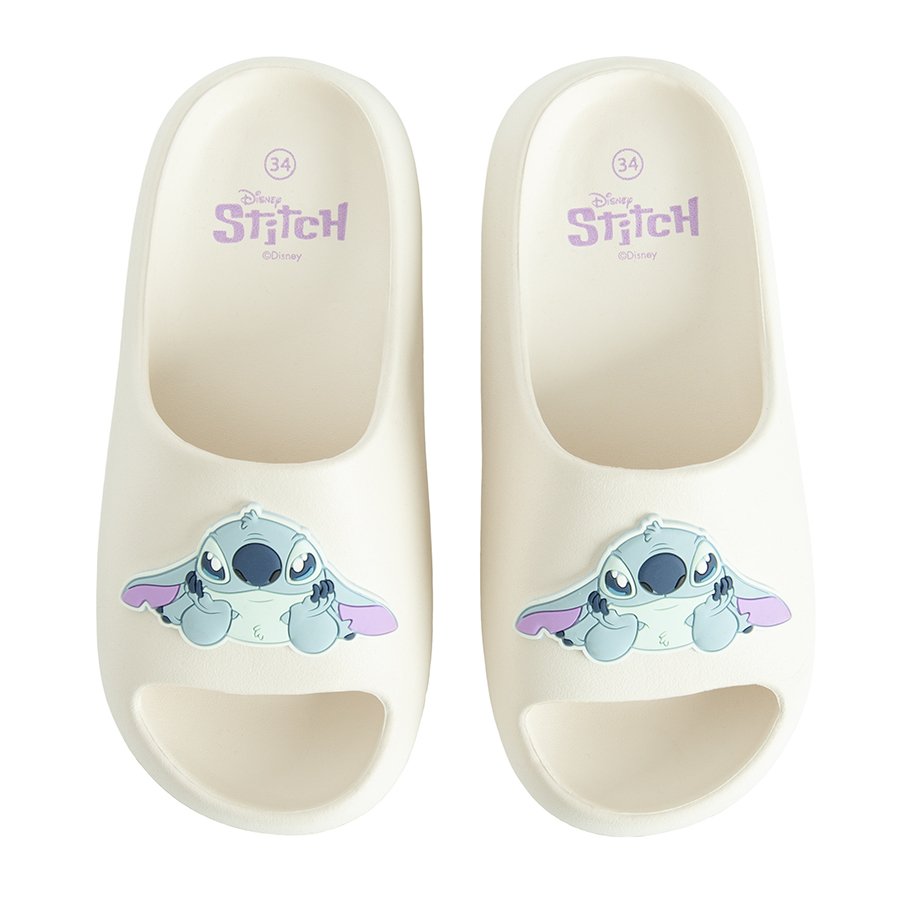 Σαγιονάρες λευκές με στάμπα LILO & STITCH