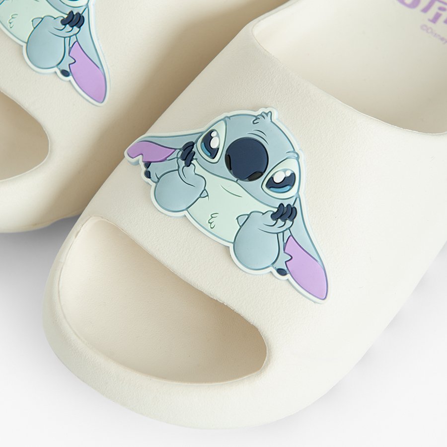 Σαγιονάρες λευκές με στάμπα LILO & STITCH