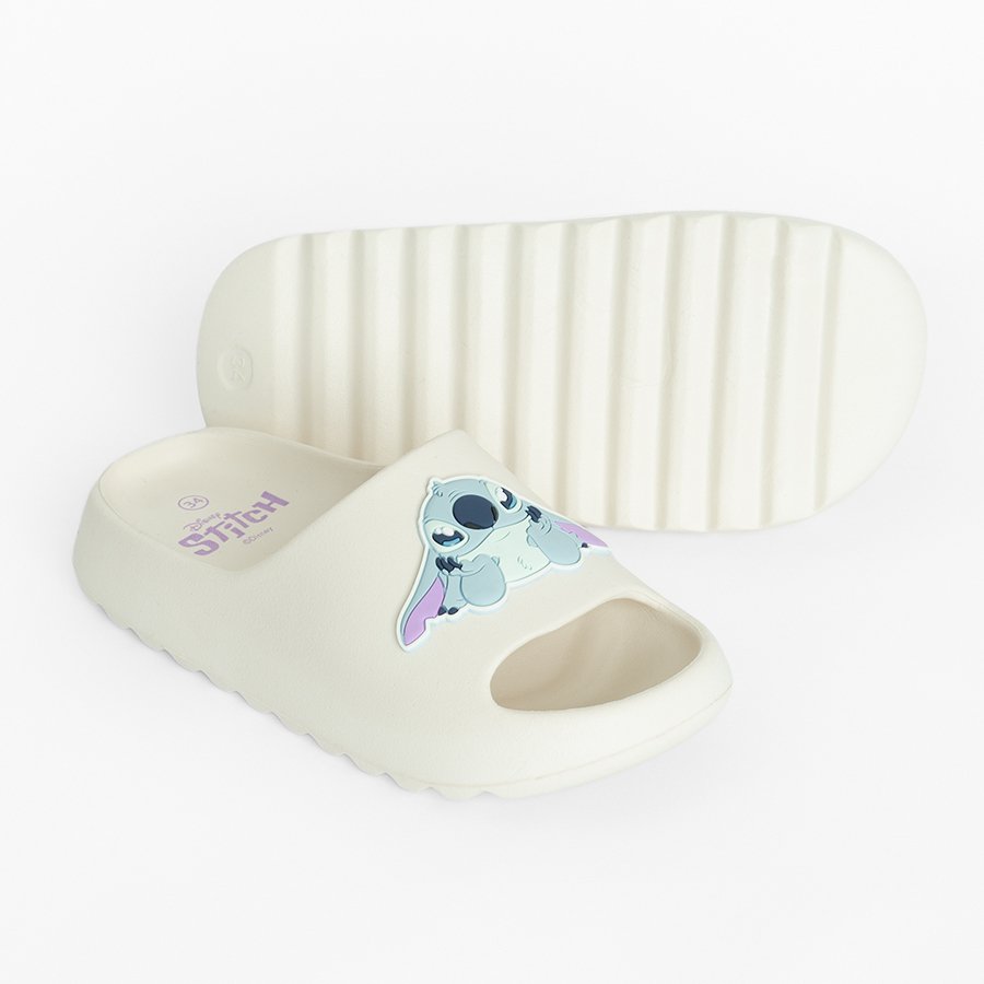 Σαγιονάρες λευκές με στάμπα LILO & STITCH
