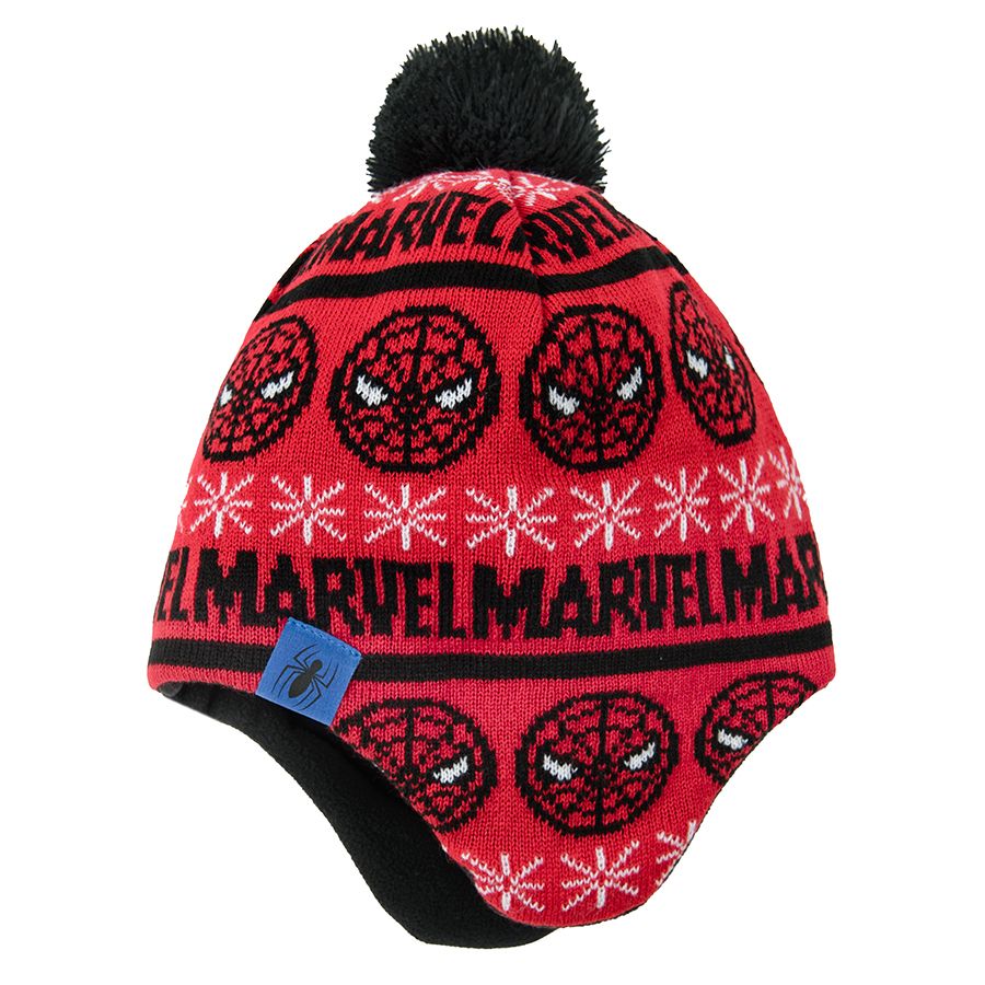 MARVEL red cap with pom pom