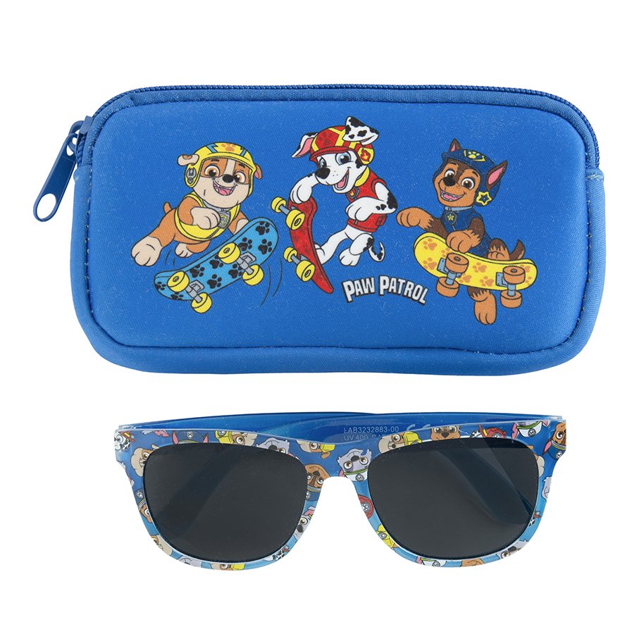 Γυαλιά ηλίου μπλε με θήκη PAW PATROL