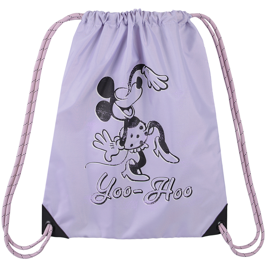Σακίδιο μωβ με στάμπα Minnie Mouse