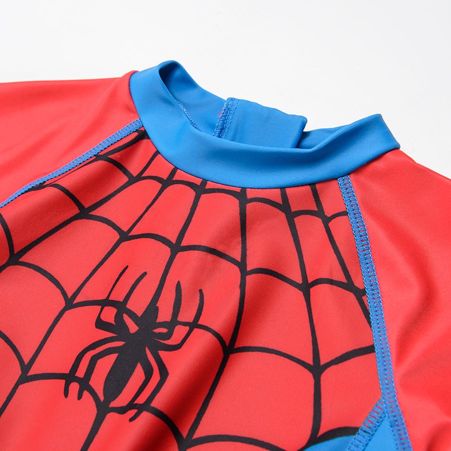 Spiderman swimming romper with UV+50 protection