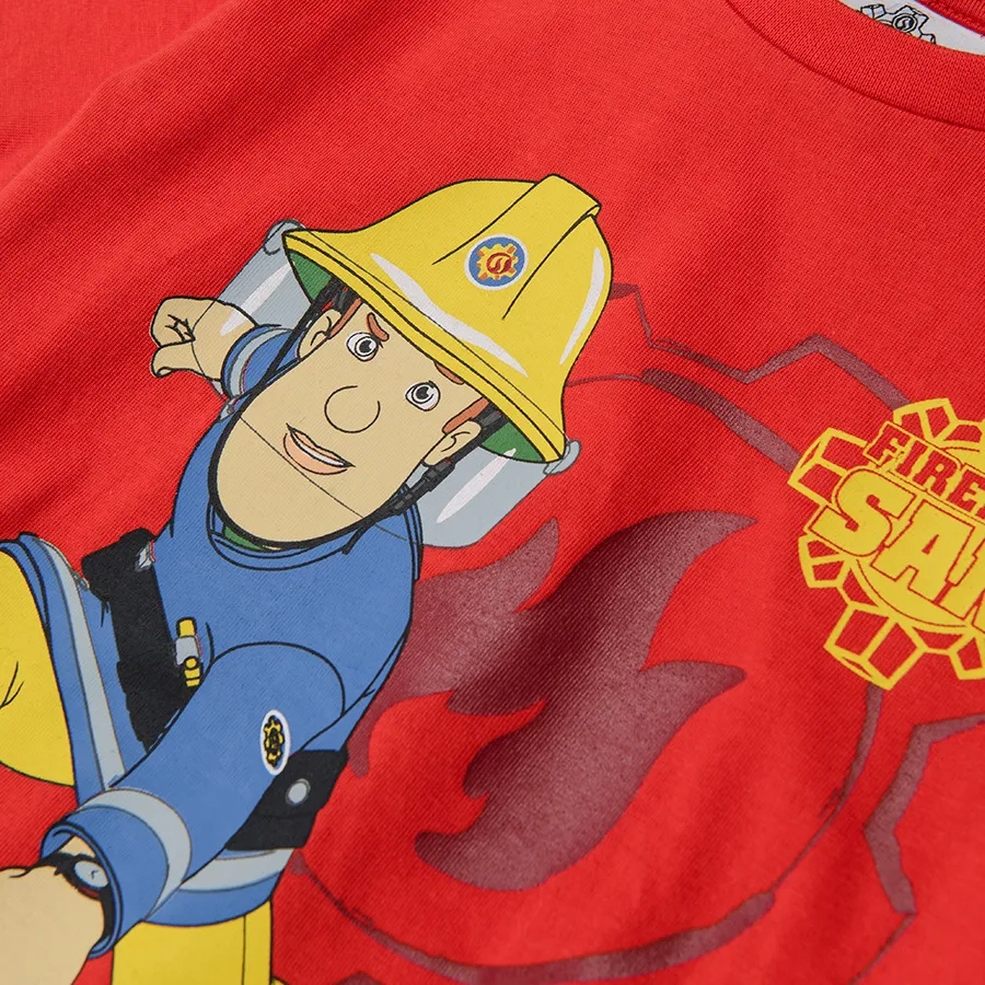 Μπλούζα κοντομάνικη με στάμπα Be Awesome Fireman Sam
