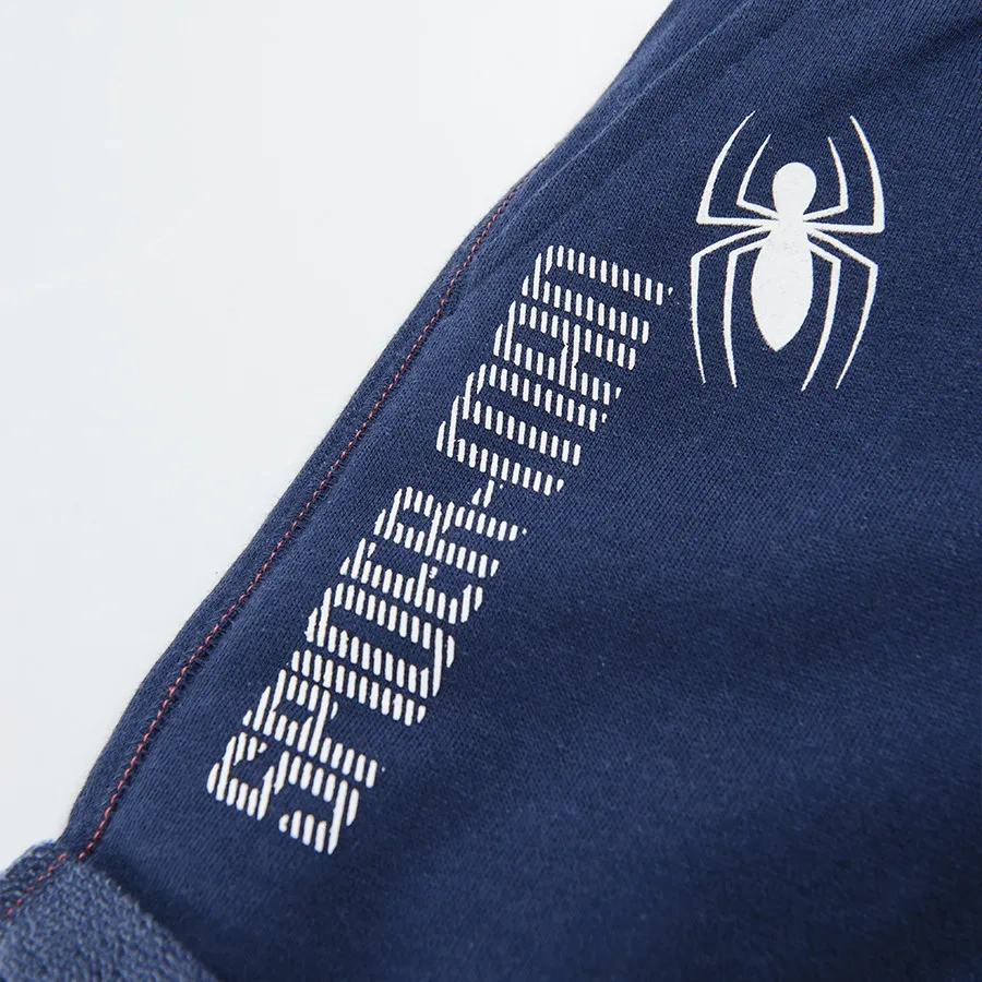 Spiderman blue shorts