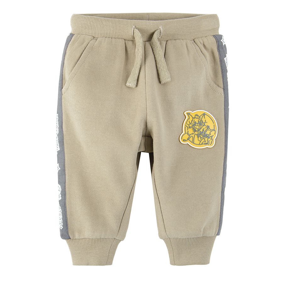 Tom and Jerry olive jogging pants