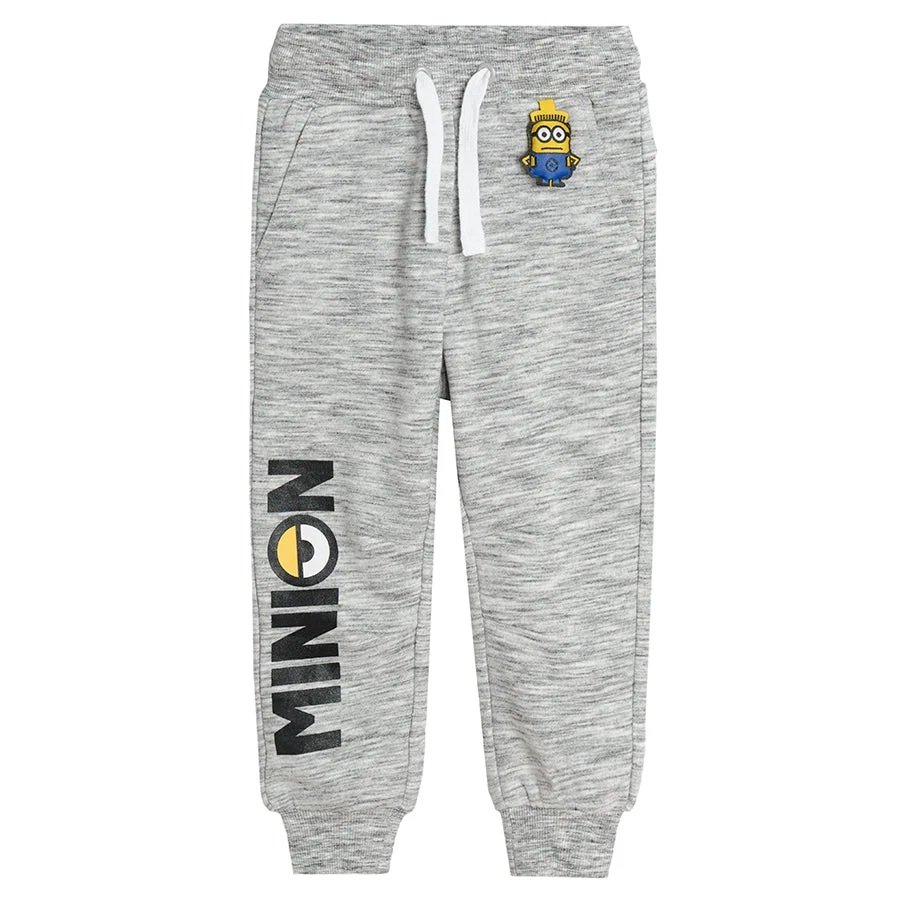 Minions grey melange jogging pants