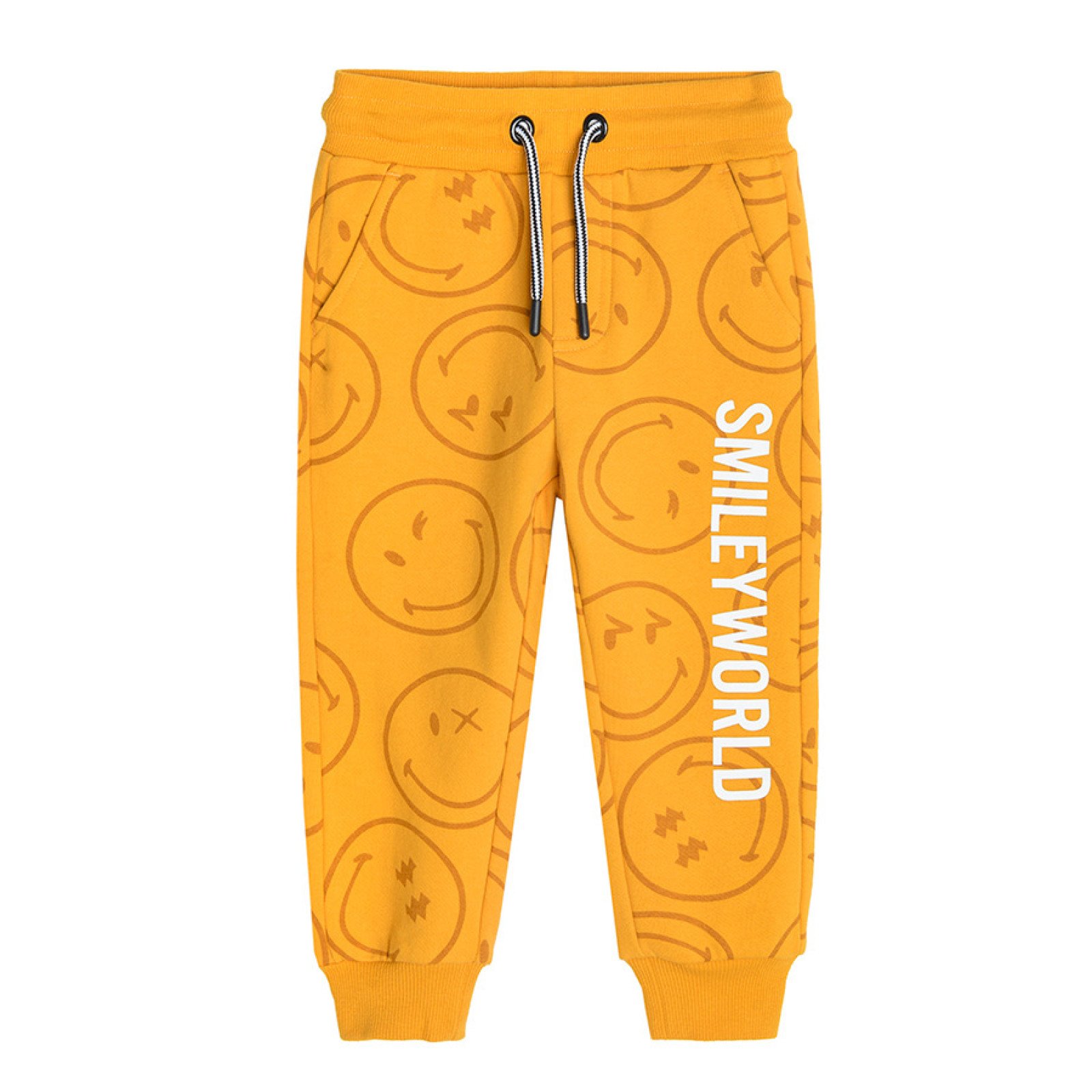 Smiley yellow jogging pants
