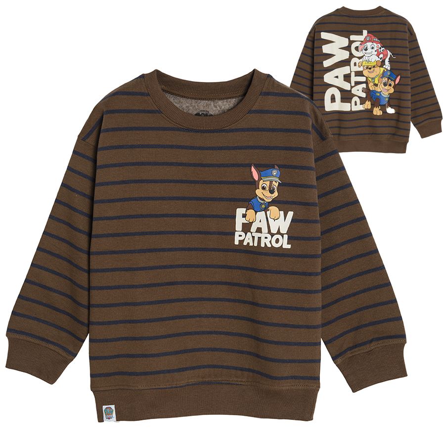 Paw Patrol striped sweatshirt