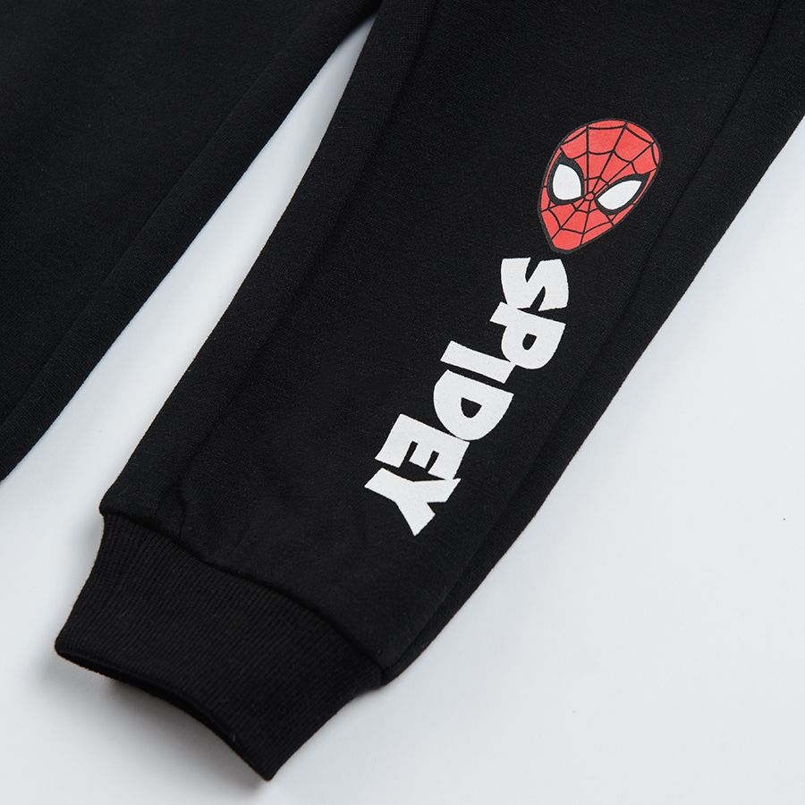 Spiderman black jogging pants