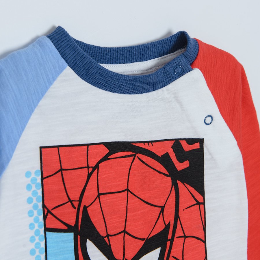 Μπλούζα μακρυμάνικη με στάμπα Spiderman