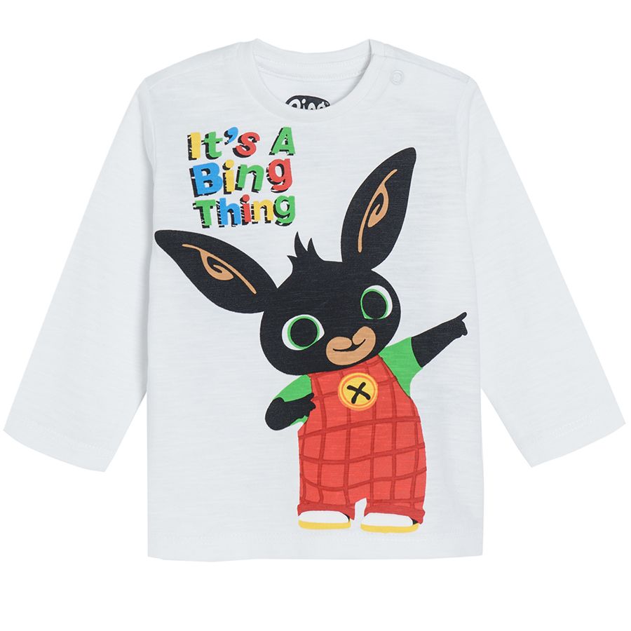 Cream Bing Bunny long sleeve T-shirt