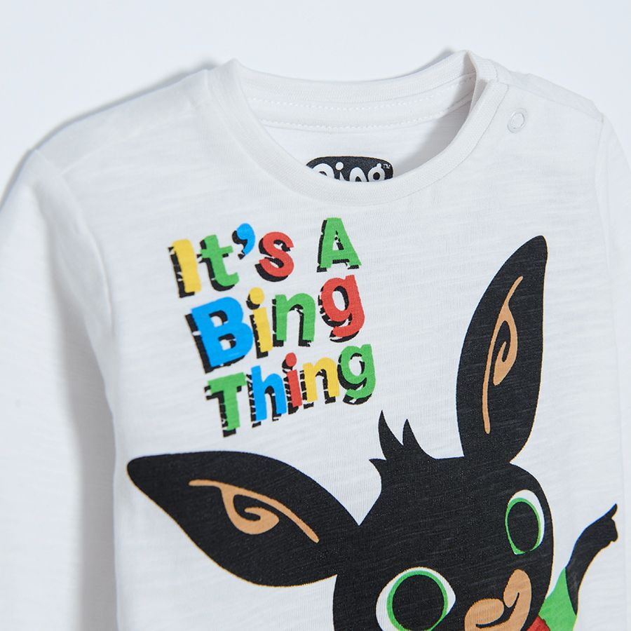 Cream Bing Bunny long sleeve T-shirt