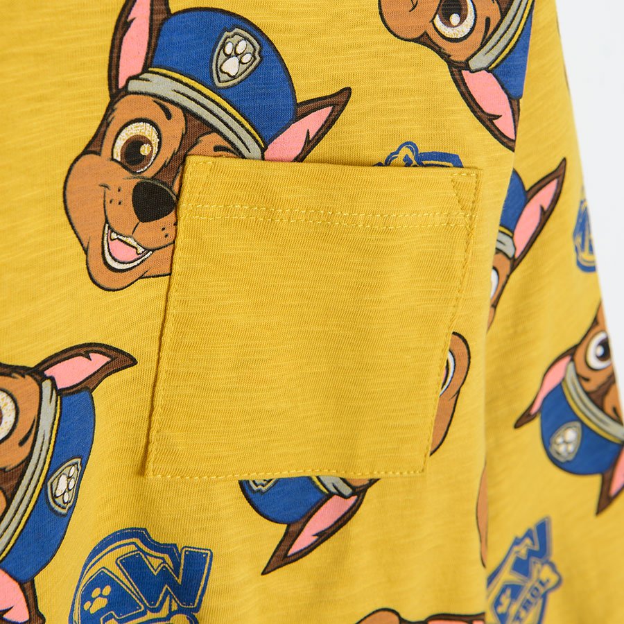 Μπλούζα μακρυμάνικη κίτρινη με στάμπα Paw Patrol