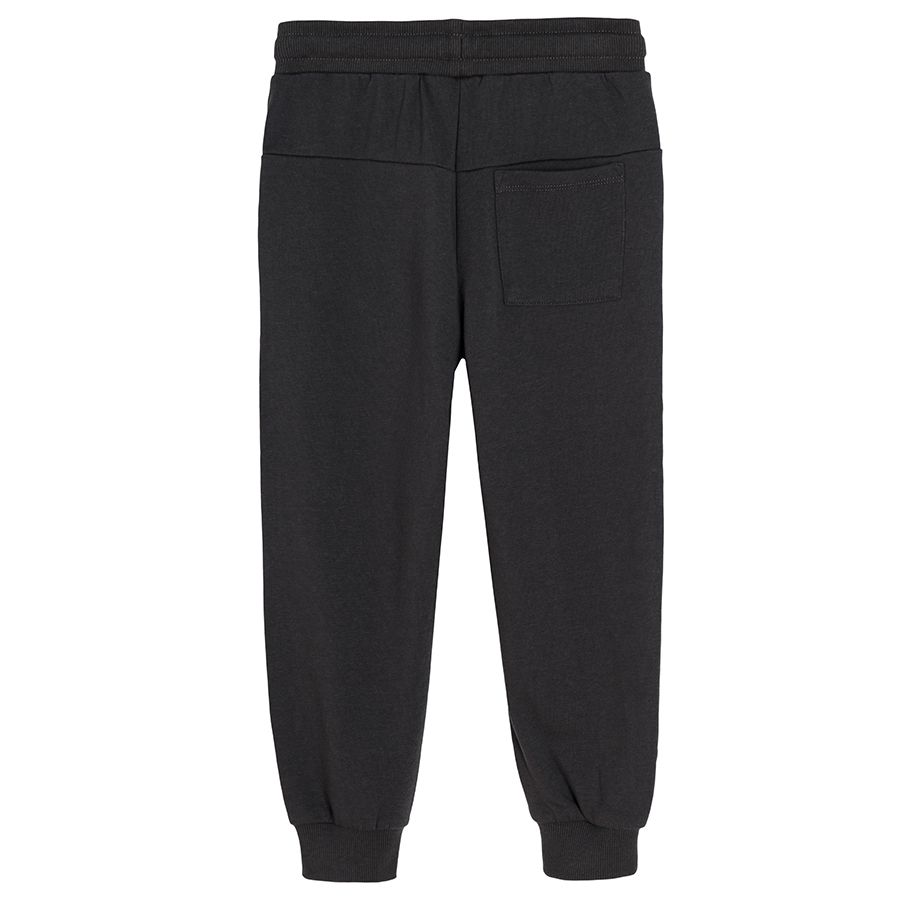 Anthracite Minecraft jogging pants with adjustable waist