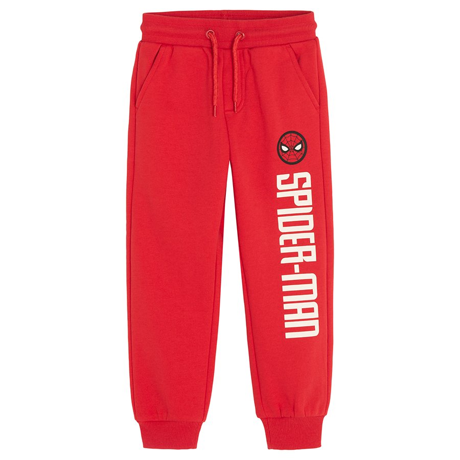 Spiderman red jogging pants