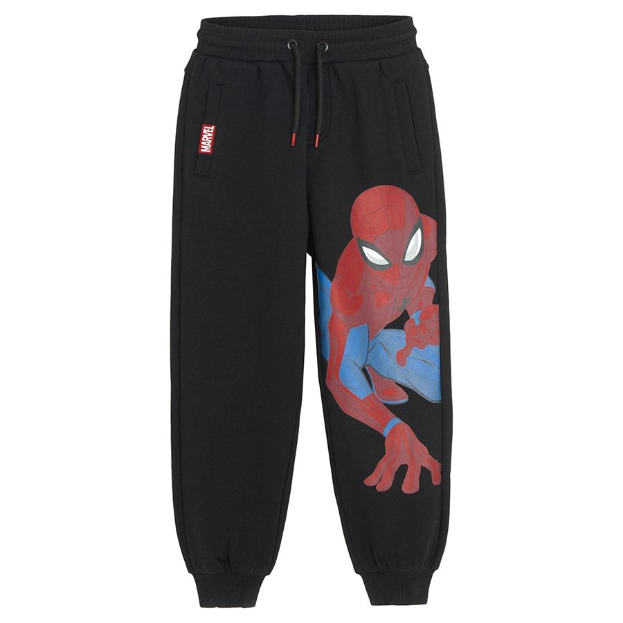 Φόρμα μαύρη με στάμπα SPIDERMAN MARVEL