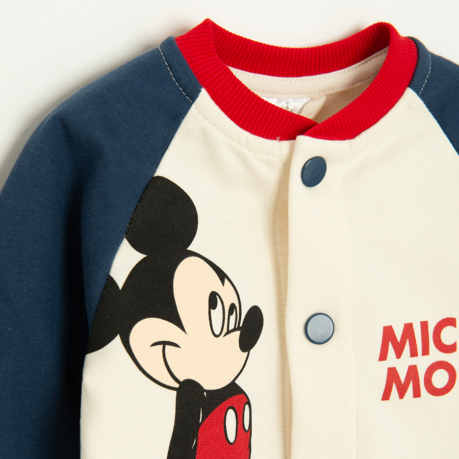 Mickey Mouse sweatshirt with buttons