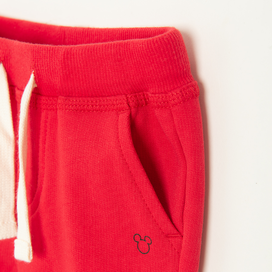 Mickey Mouse red jogging pants
