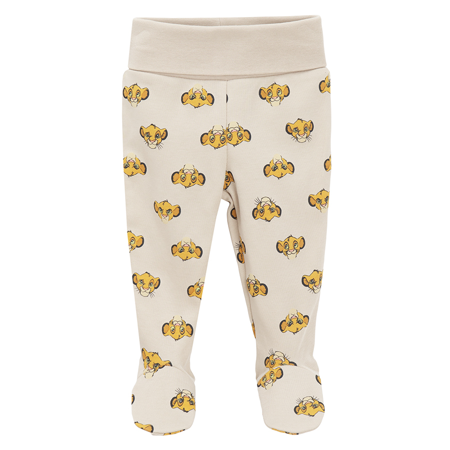 Lion King footed leggings- 2 pack
