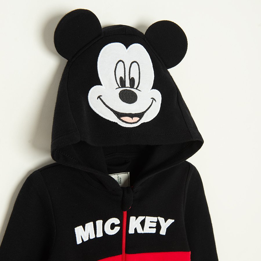 Φορμάκι ολόσωμο με κουκούλα και αυτάκια MICKEY MOUSE DISNEY