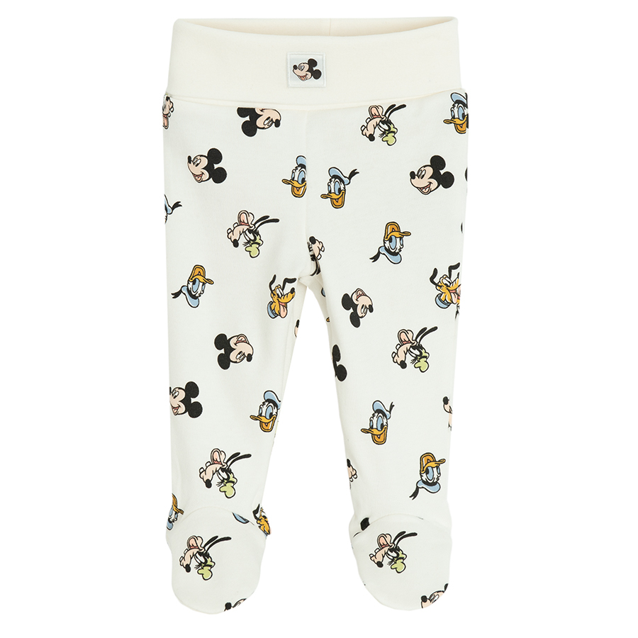 Mickey Mouse and Friends footed leggings- 2 pack