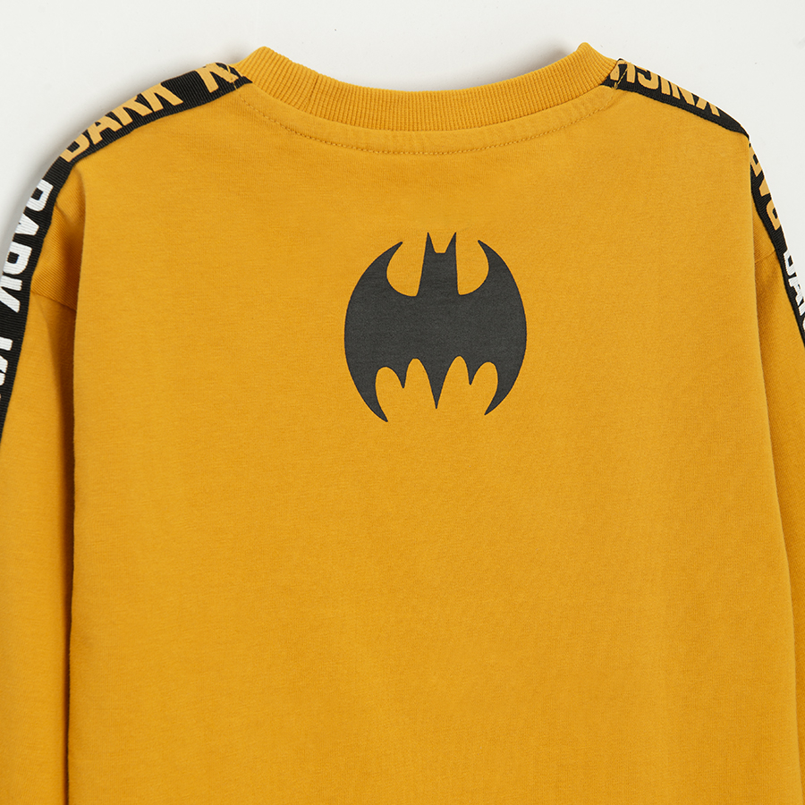 Μπλούζα μακρυμάνικη κίτρινη με στάμπα BATMAN MARVEL