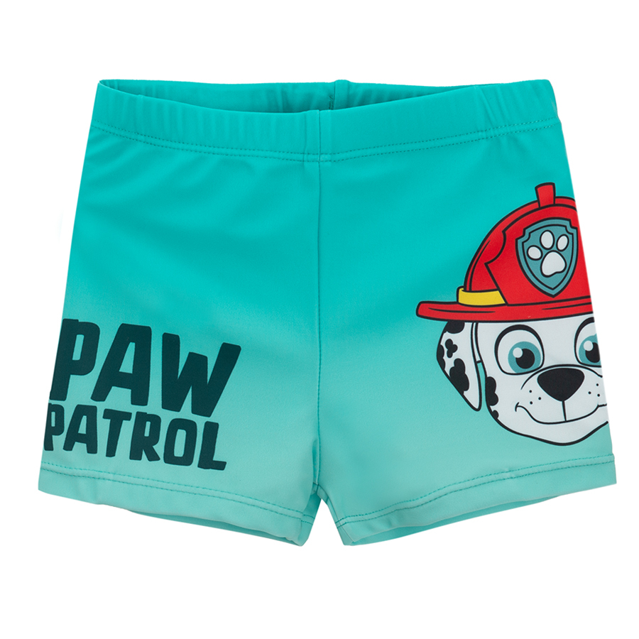 Μαγιό σορτς γαλάζιο με στάμπα PAW PATROL