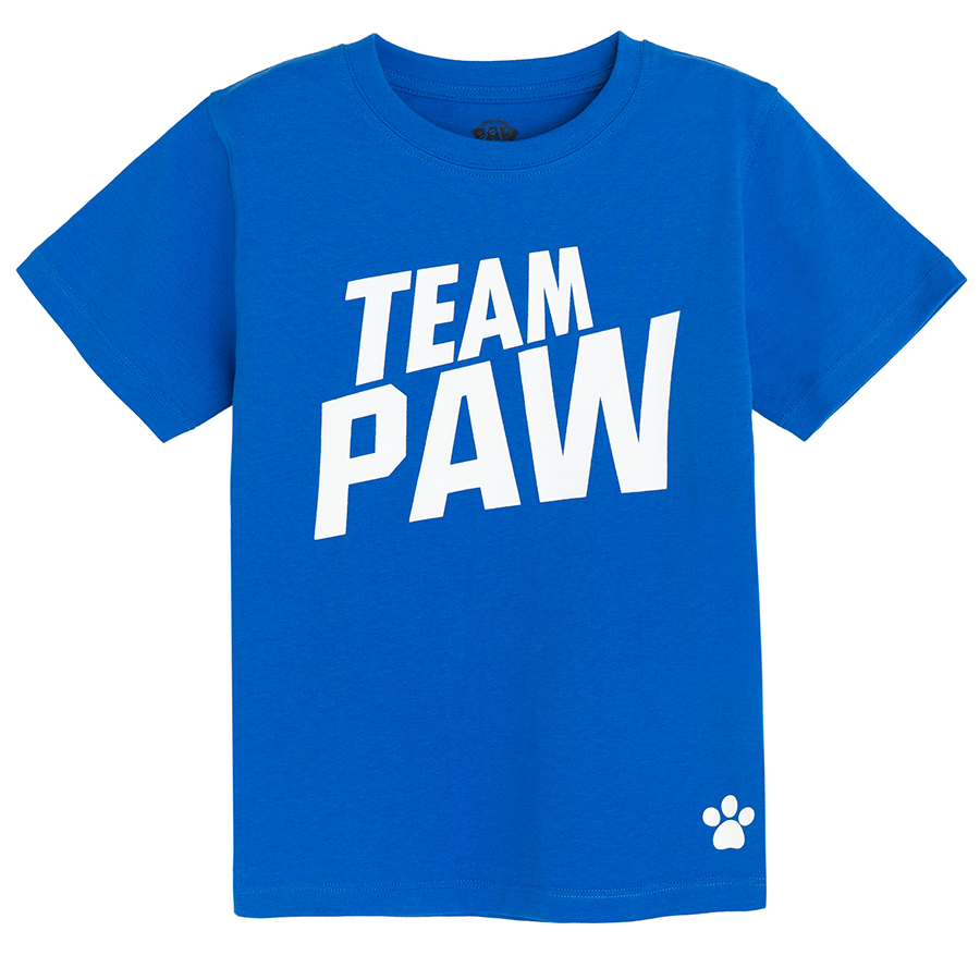 Paw Patrol white, blue and striped T-shirts- 3 pack