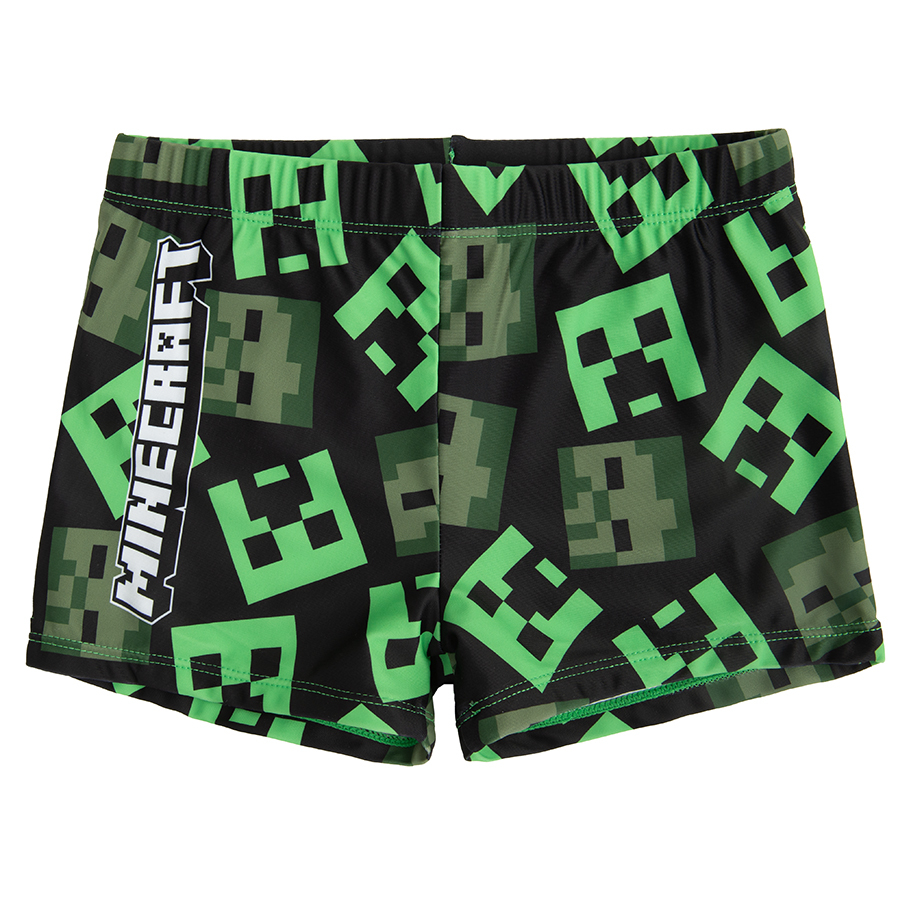 Μαγιό σορτς με στάμπα MINECRAFT