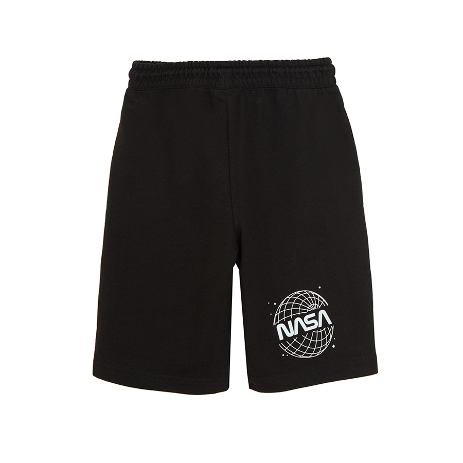 NASA black long shorts