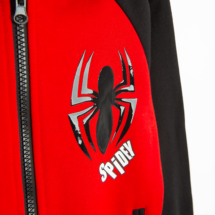 Ζακέτα με φερμουάρ και κουκούλα SPIDERMAN