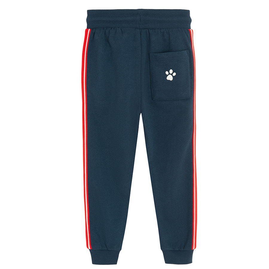 Paw Patrol blue with red stripe jogging pants
