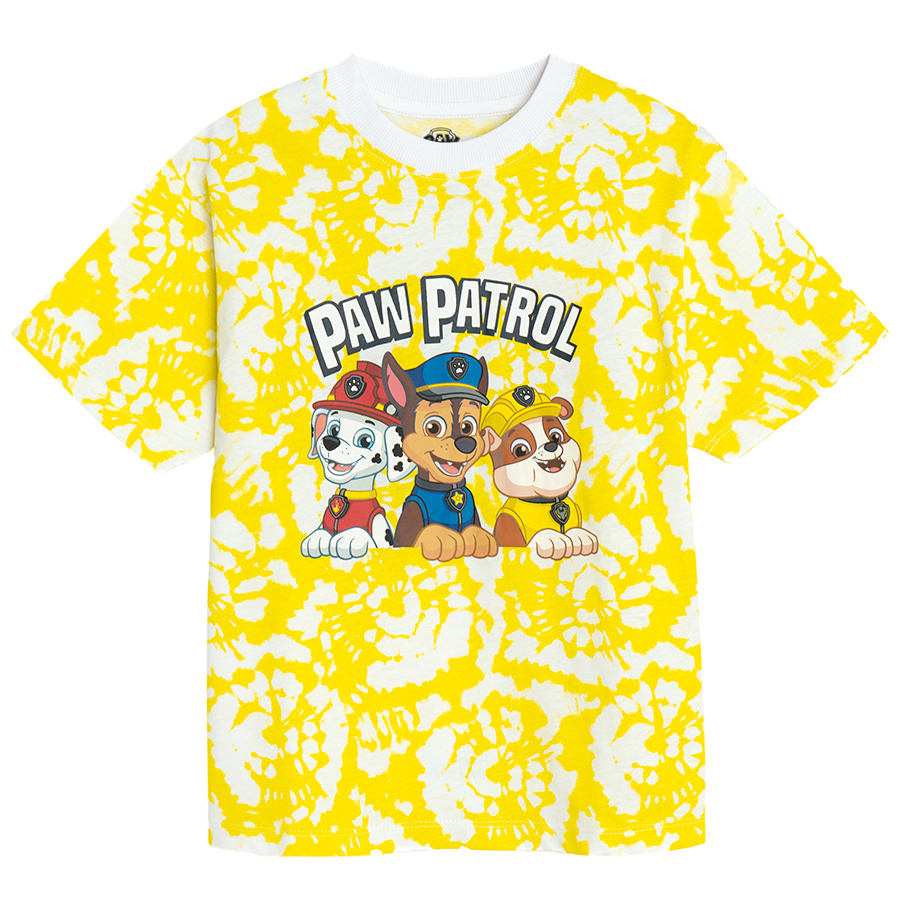 Μπλούζα κίτρινη κοντομάνικη PAW PATROL