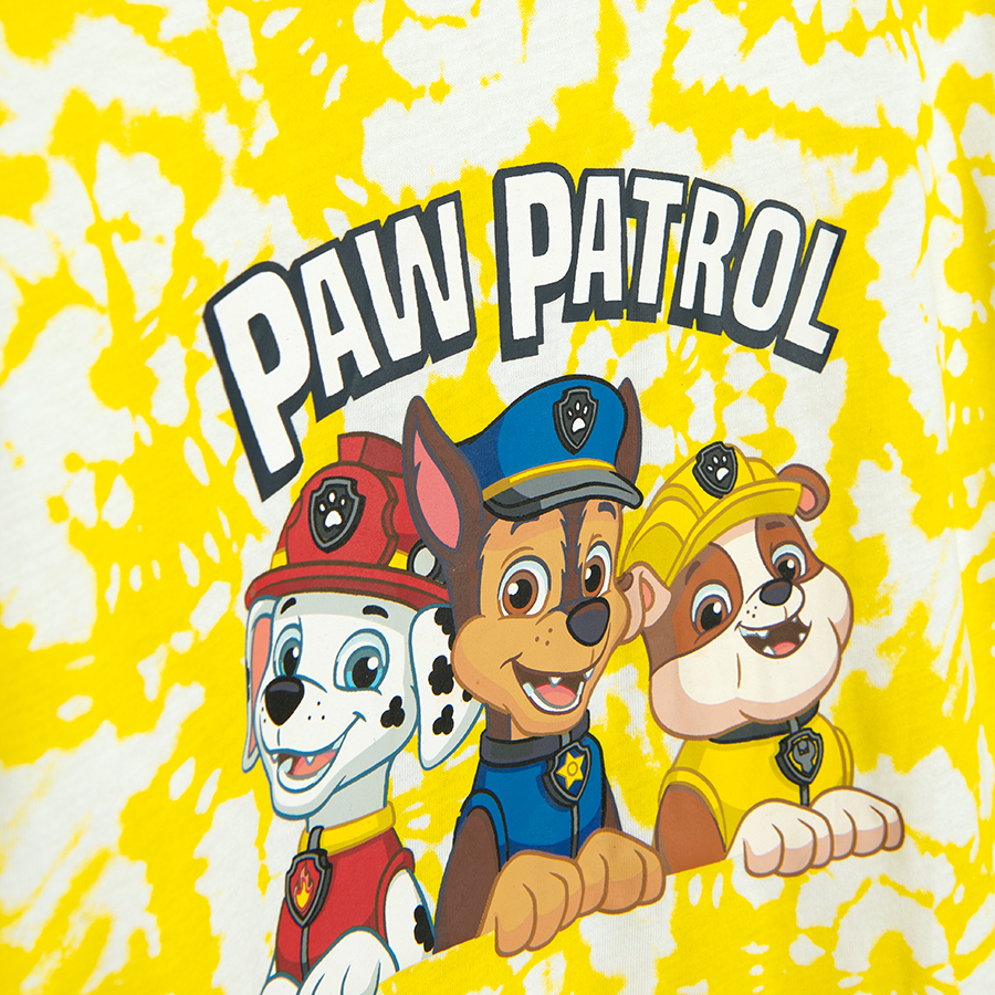 Μπλούζα κίτρινη κοντομάνικη PAW PATROL